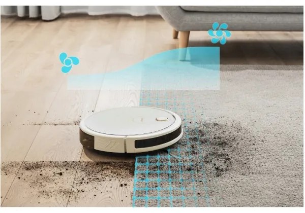 Sencor - Intelligens robotporszívó felmosóval 2in1 28W/2600 mAh Wi-Fi fehér + távirányító