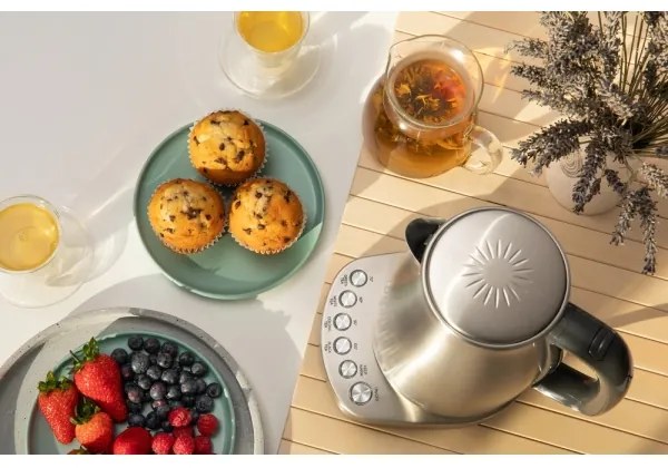 Sencor - Vízforraló hőszabályozással 1,7 l 2200W/230V rozsdamentes acél