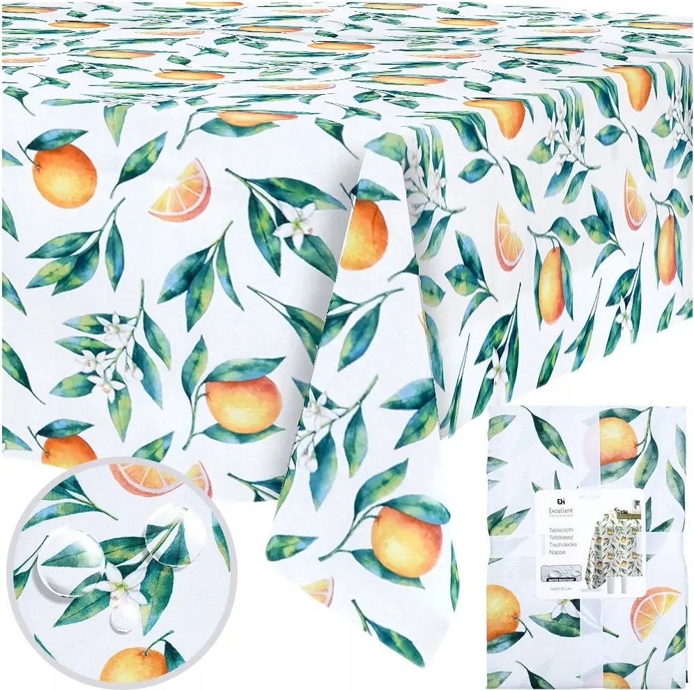 Abrosz Vízálló Foltálló Narancs Excellent Houseware 180x130 cm