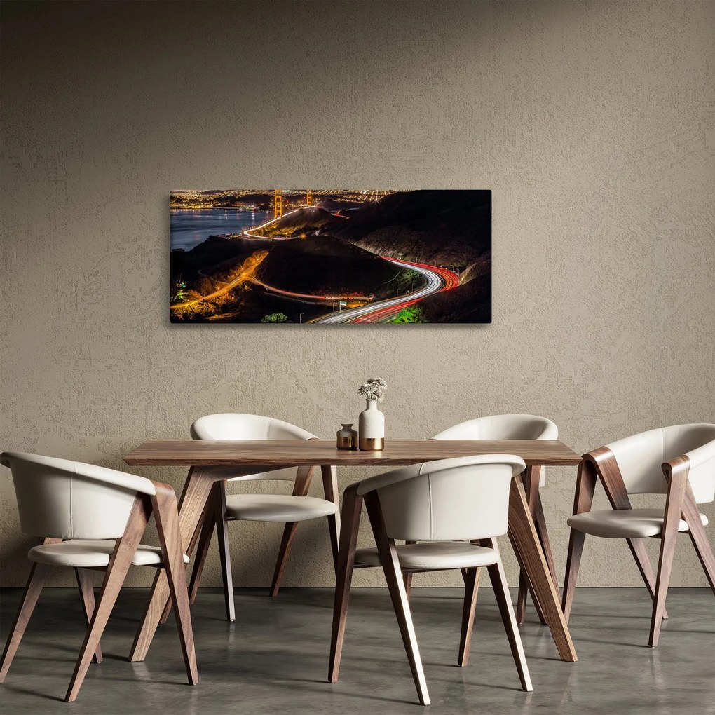Kép - Golden Gate Bridge (120x50 cm)
