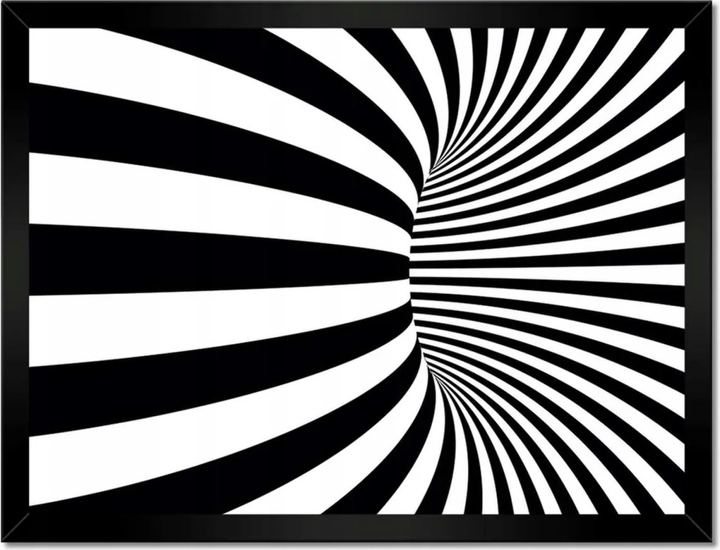 Poszterek keretben 40x30 Absztrakt fekete-fehér