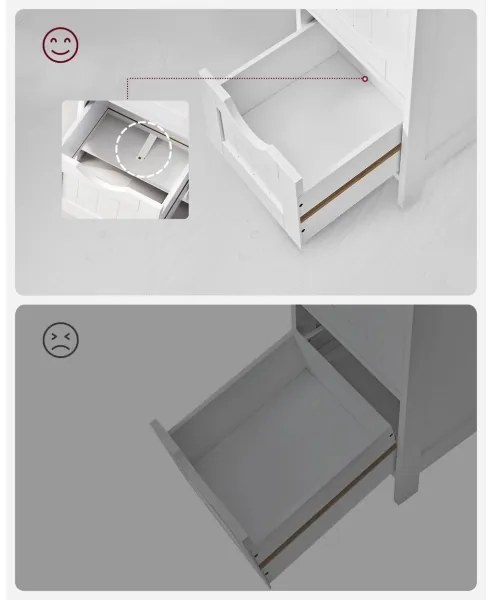 ZARA fehér szekrény