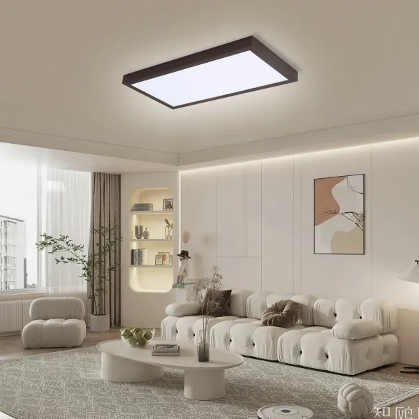 Brilagi - LED Dimmelhető lámpatest FRAME SMART LED/30W/230V fekete IP44 + távirányító