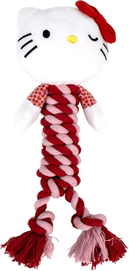 Hello Kitty Red sípoló kötél kutyajáték 30 cm