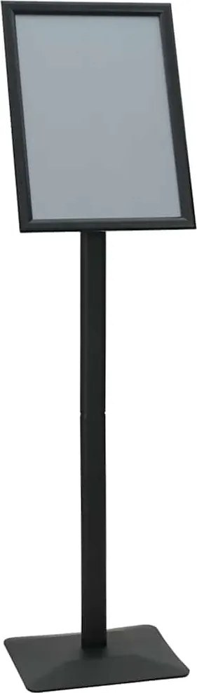 vidaXL Pedestal poszter állvány Ezüst a3 Öntöttvas