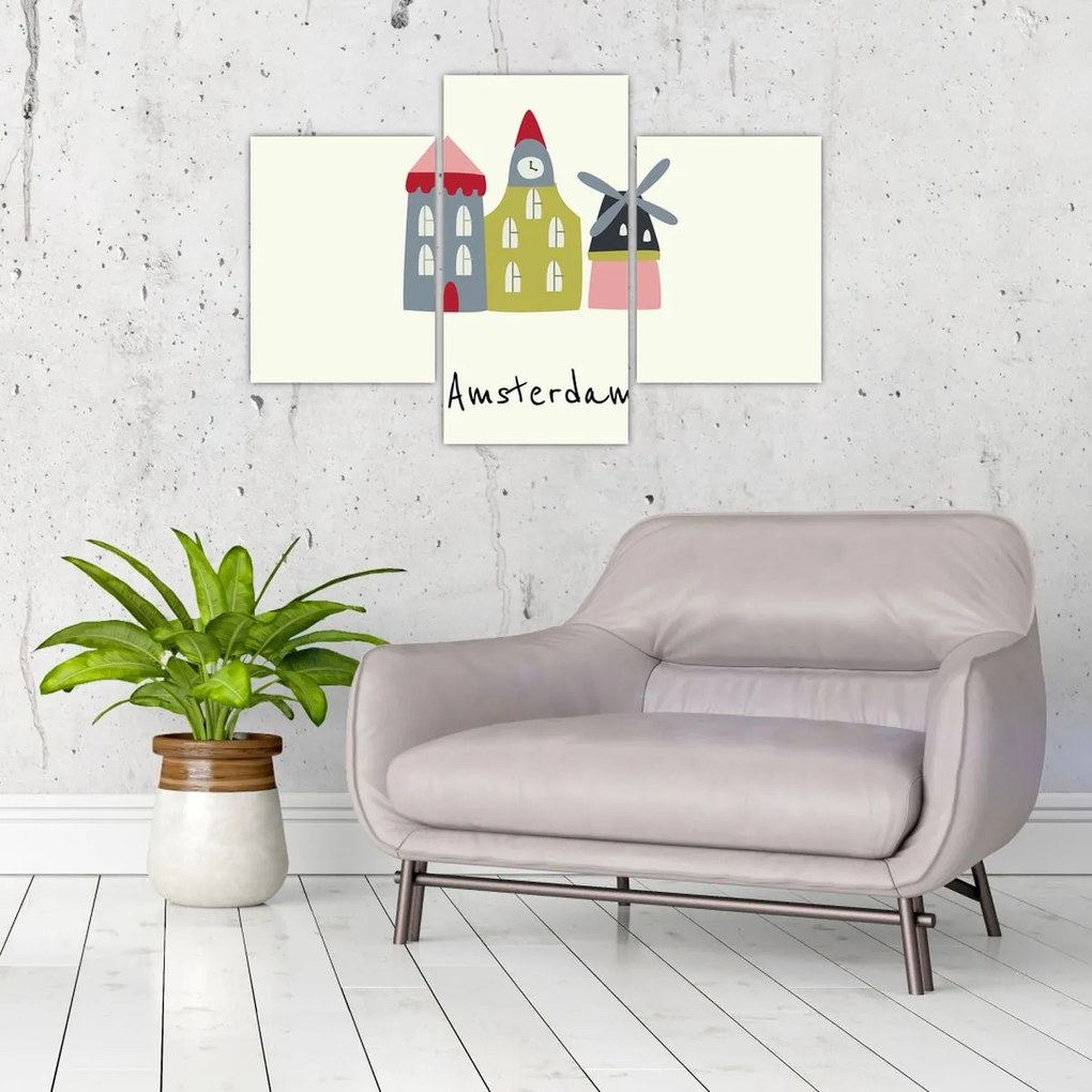 Kép - Európa városai N⁰4 (90x60 cm)