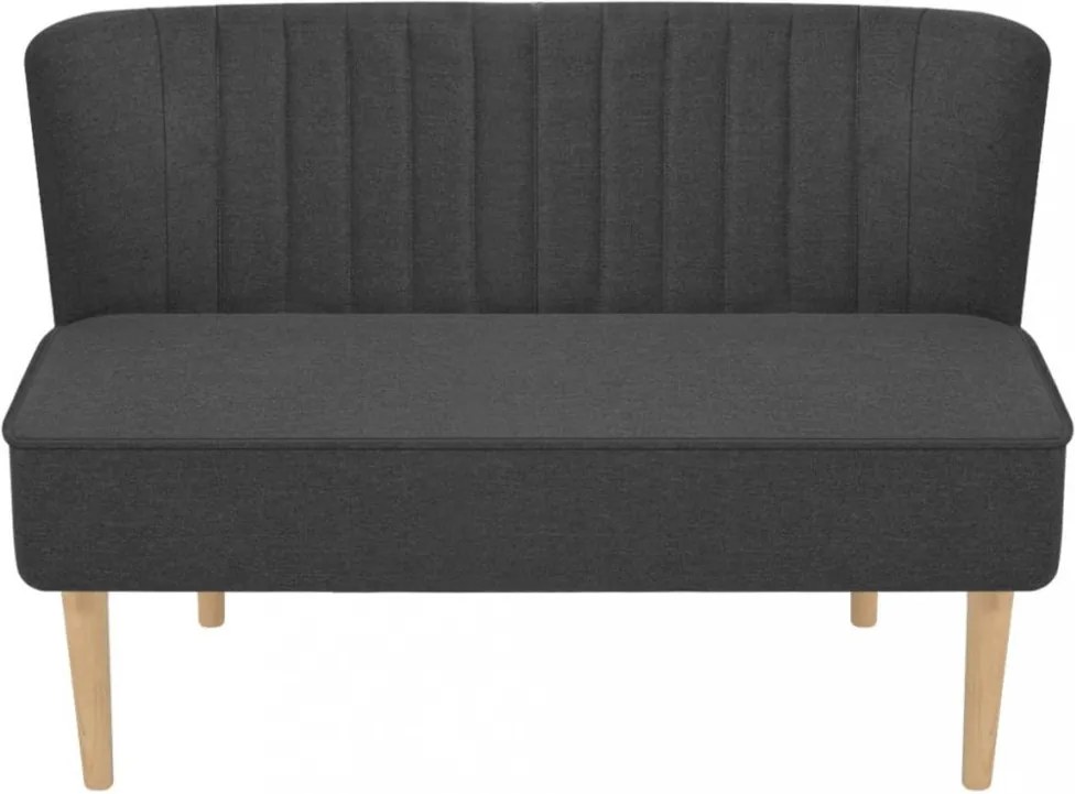 sötétszürke szövetkanapé 117 x 55,5 x 77 cm