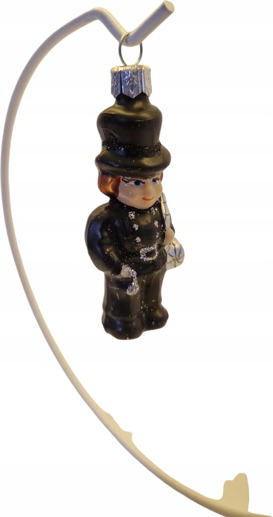 Karácsonyfa gömb üveg alakú kéményseprő