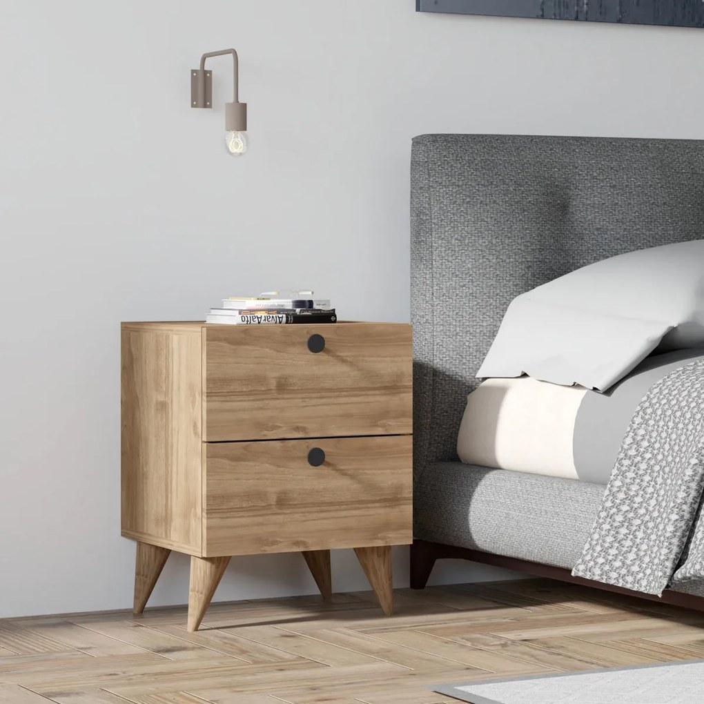 Kada Walnut 2 éjjeliszekrény