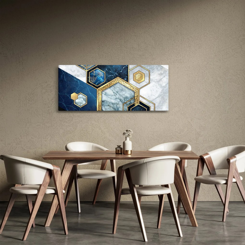 Kép - Márvány hatszögek (120x50 cm)
