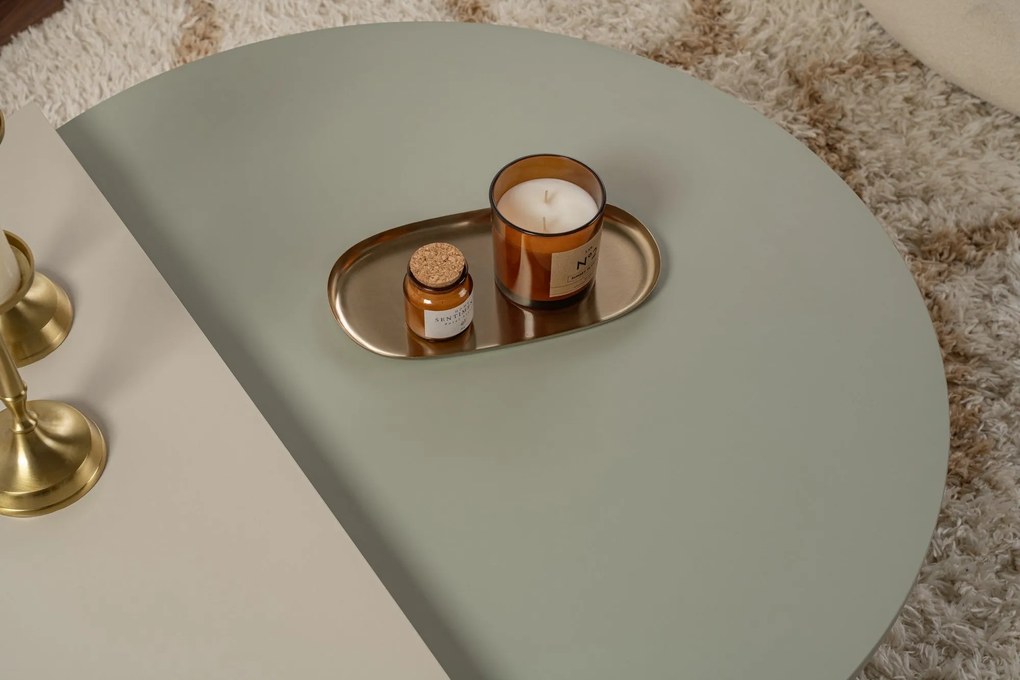 Dohányzóasztal Orion - Ash Green, Sandstone