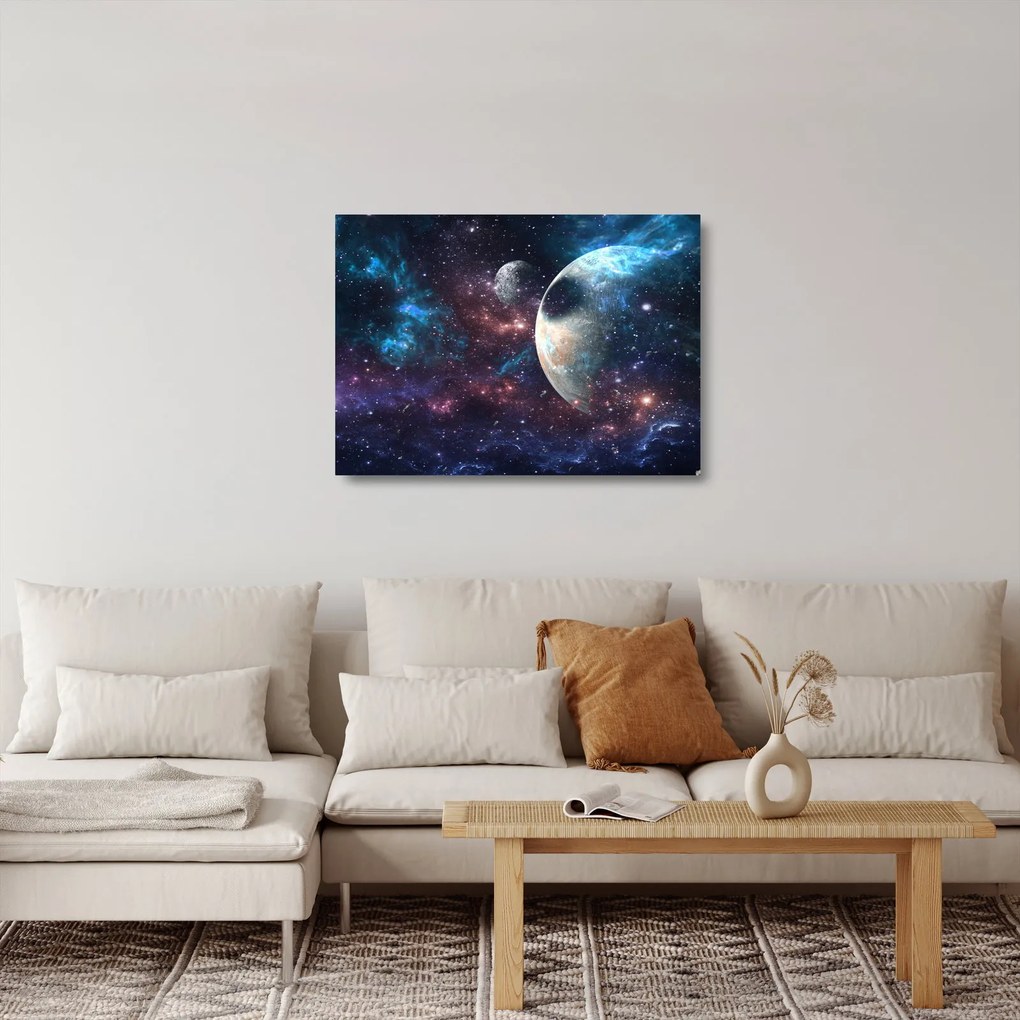 A világegyetem képe (üvegen) (70x50 cm)