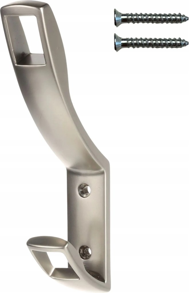 Fali akasztó dupla matt nikkel törölköző ruhák a fürdőszobában