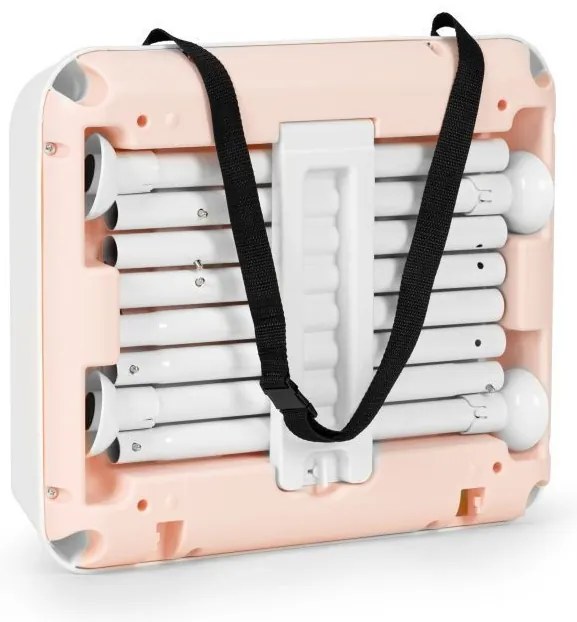 Összecsukható gyerek etetőszék 3 in 1 rózsaszín