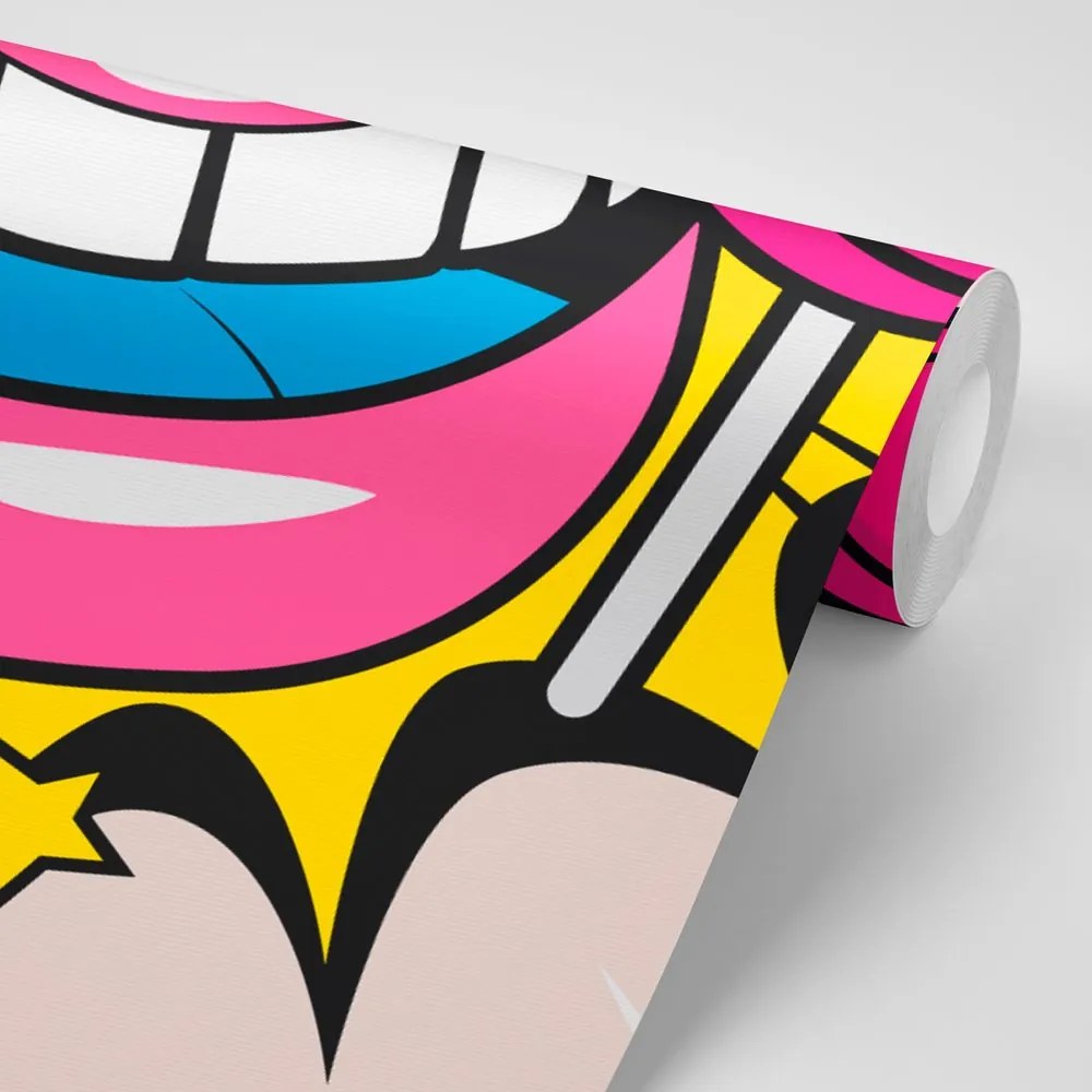 Tapéta édes pop art nyalóka pop art