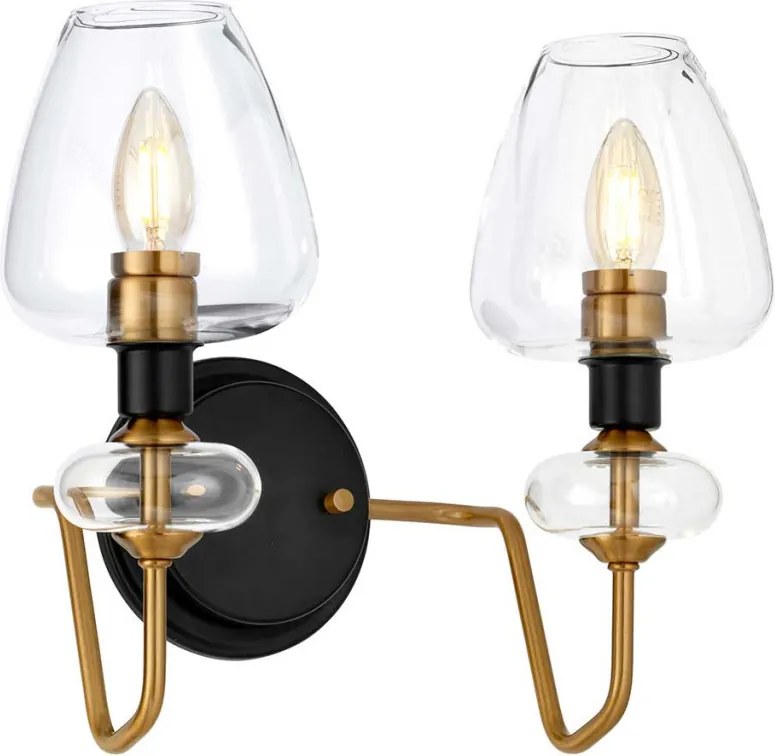 Elstead Lighting ARMAND DL-ARMAND2-AB Fali lámpa 2x40W/E14