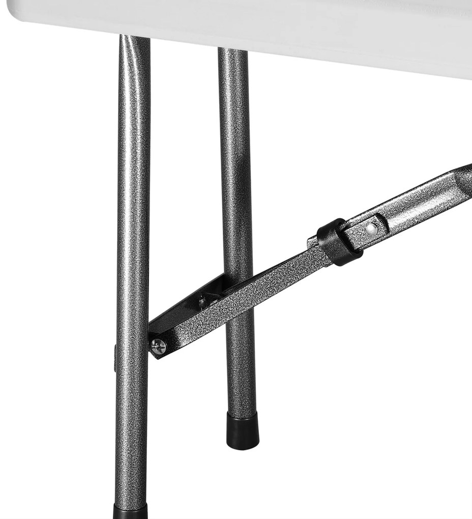 Casaria® 2 darabos összecsukható pad szett 180 cm - fehér