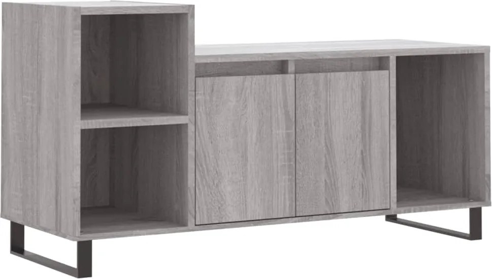 vidaXL szürke sonoma színű szerelt fa TV-szekrény 100x35x55 cm