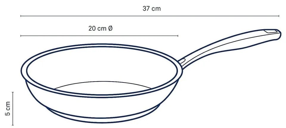 Flavoria rozsdamentes acél sütőserpenyő, ø 20 cm - Kela