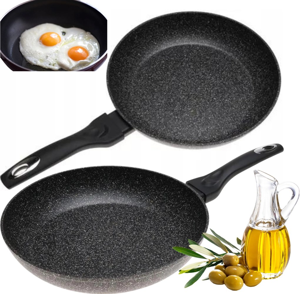 Serpenyő Márvány Tapadásmentes Bevonattal Non Stick 24CM TS1258