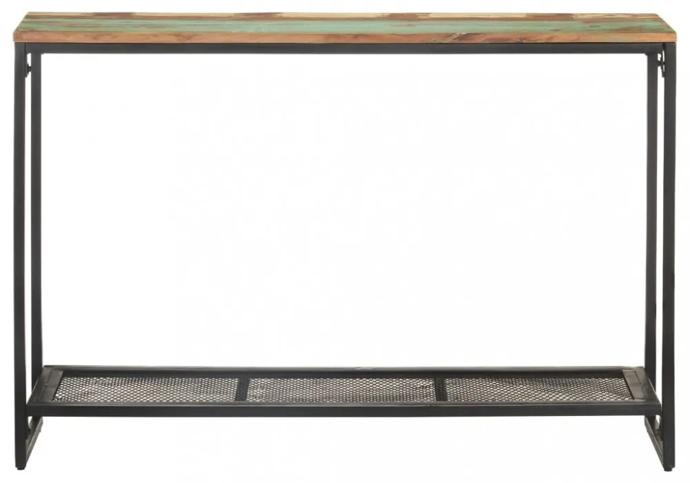 tömör újrahasznosított fa tálalóasztal 110 x 35 x 75 cm