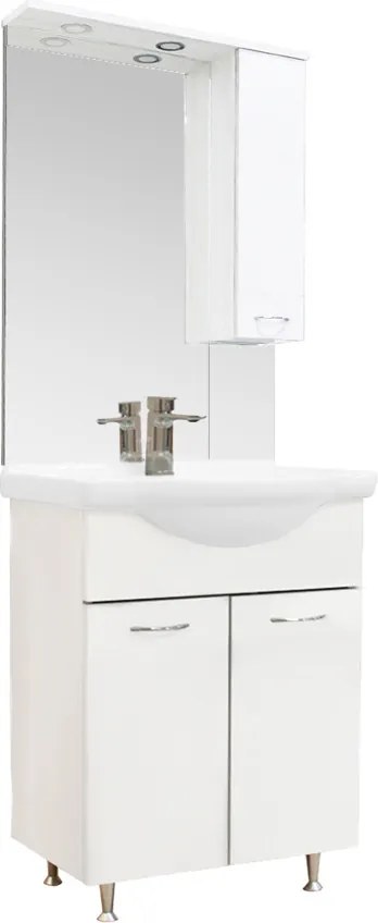 Vanessa 65 komplett fürdőszoba bútor Fehér