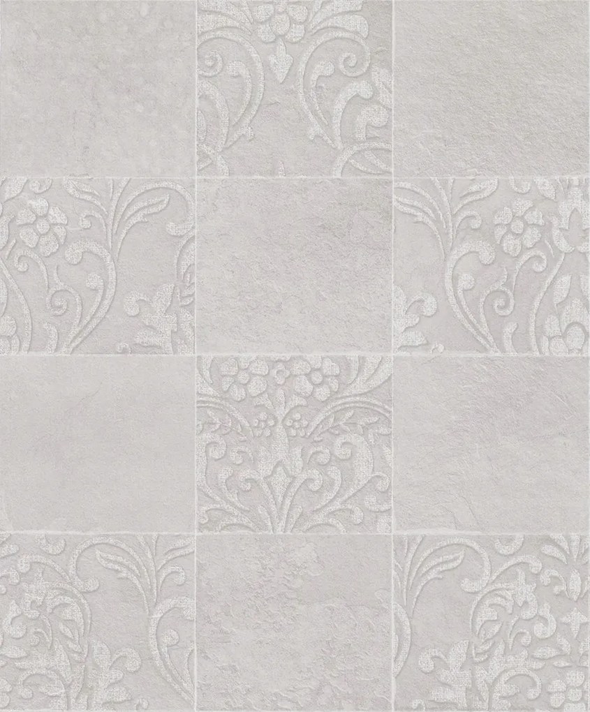 Bézs Tapéta Csempe Növény Dísz Vinil Konyha Fürdőszoba