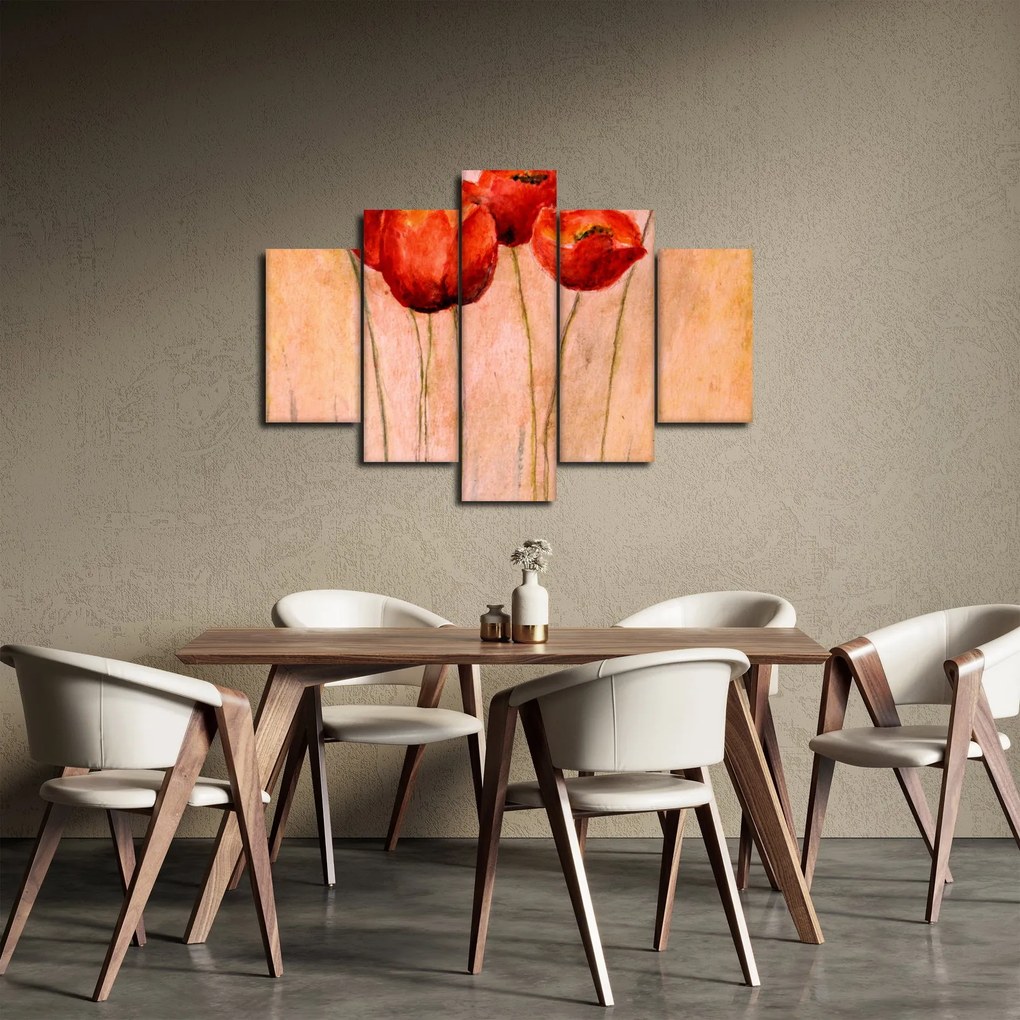 Kép - piros tulipán (150x105 cm)