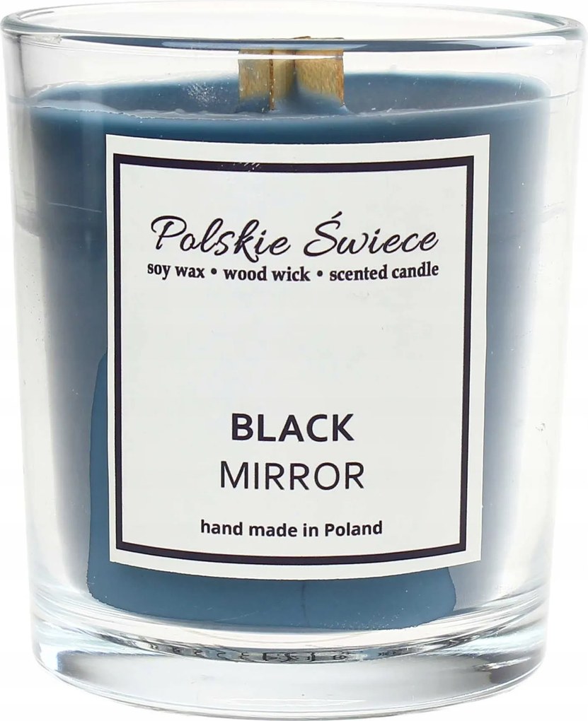 Szójagyertya fa kanóccal Black Mirror