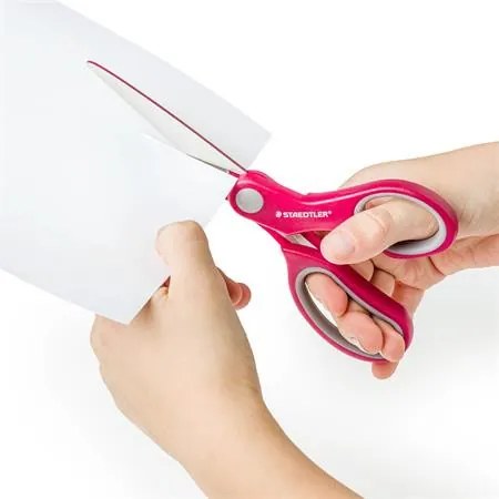 Olló, hobbi, 17 cm, STAEDTLER Noris® 965, vegyes színek (TS96517PBK)