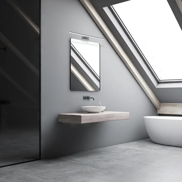 LED fürdőszobai tükörvilágítás SHINE LED/13,8W/230V 60 cm IP44 fényes króm