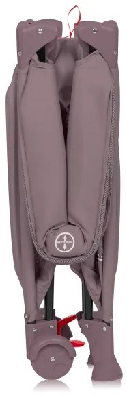 Lionelo - Utazóágy LAURA rózsaszín-nude