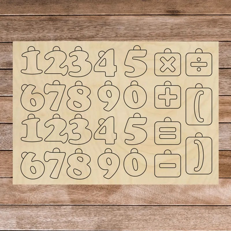 Montessori fa érzékszervi segédeszköz - Matematika | SENTOP H017 Nyár