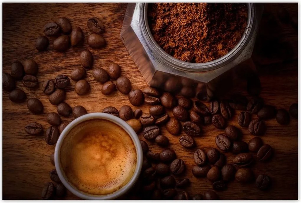 Poszterek 120x80 Natúr kávé