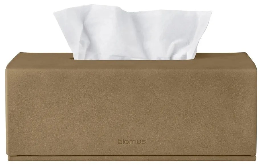 Műbőr zsebkendőtartó Sahla – Blomus