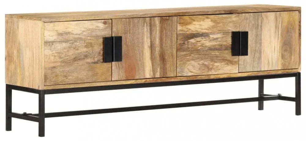 tömör mangófa TV-szekrény 140 x 30 x 50 cm