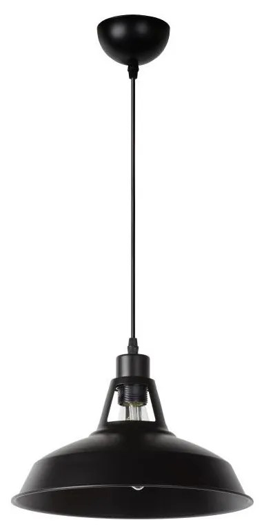 Lucide 43401/31/30 - Függeszték BRASSY-BIS 1xE27/60W/230V fekete