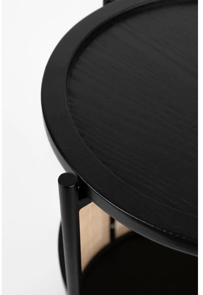 Kerek tárolóasztal ø 30 cm Makoto – White Label