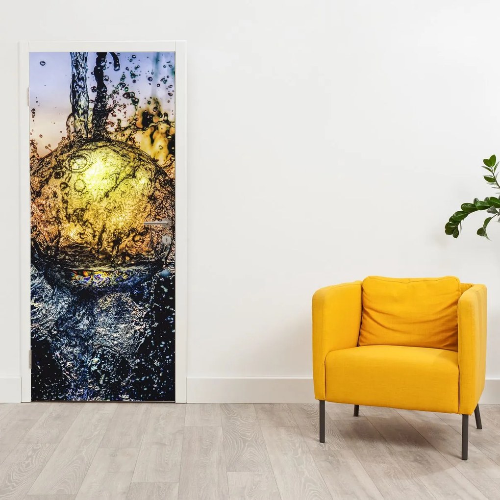 Fotótapéta ajtóra - Víz (95x205cm)