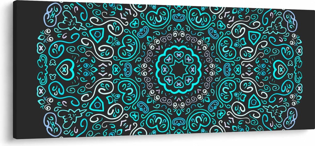 A díszítő absztrakció képe (120x50 cm)