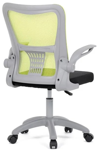 Gyerekszék állítható magassággal, zöld hálós háttámlával. KA-K2008 GRN