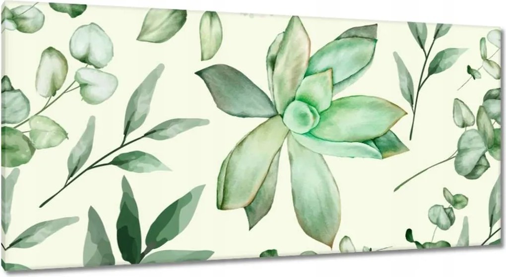Vászonkép 115x55 Succulent Gardens virág