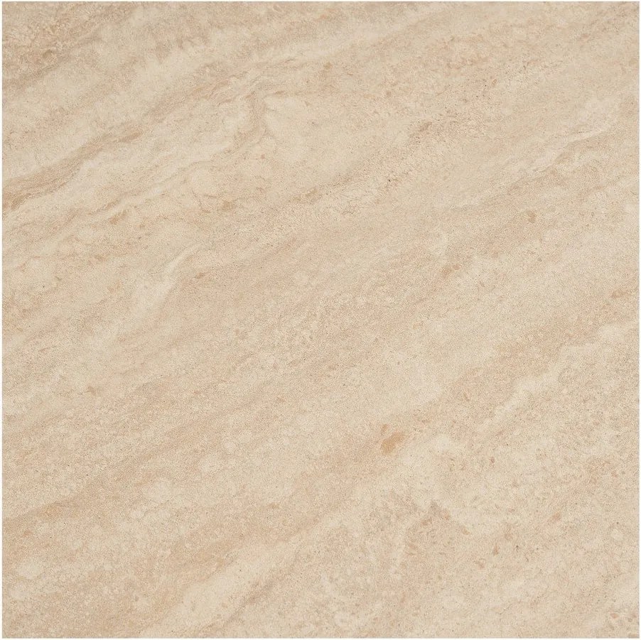 Bézs kerek dohányzóasztal kerámia asztallappal ø 70 cm Annecy – House Nordic