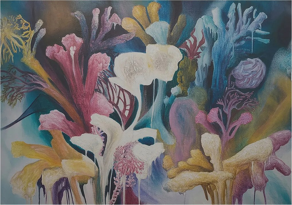 Fotótapéta Flizelin Dekoratív Hálószoba Virágos robbanás 208x146