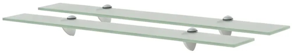2 db lebegő üvegpolc 70 x 20 cm 8 mm