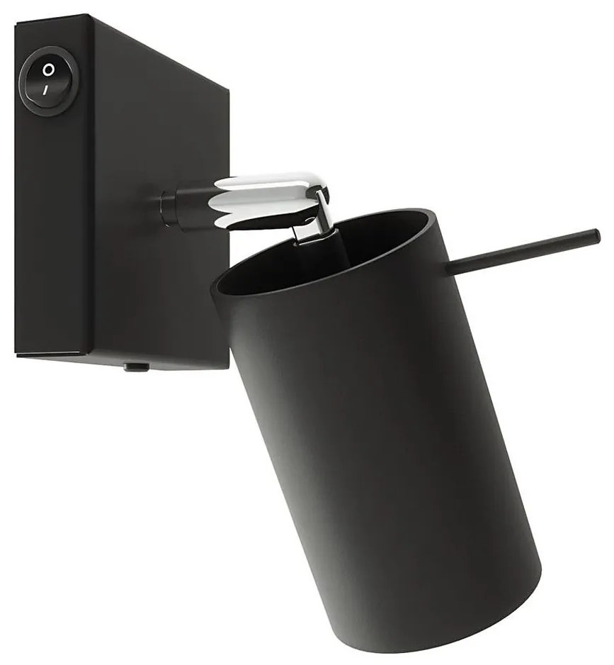 Sollux SL.1049 - Fali spotlámpa RING 1xGU10/10W/230V fekete