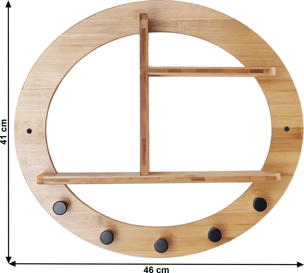 Polc, természetes bambusz, ARTID TYP 1