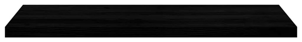 ablakpárkányok 2 db sötétbarna 110x40x2 cm tömör fa tölgyfa