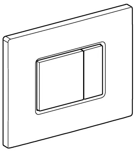 GROHE 38732DL0 - Öblítő nyomólap SKATE COSMOPOLITAN 156 × 197 mm rézszínű