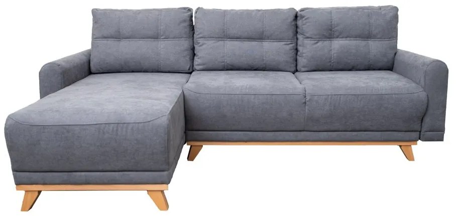 AKCIÓ világosszürke sarok ülőgarnitúra ORANGE, kétoldalas II. osztály